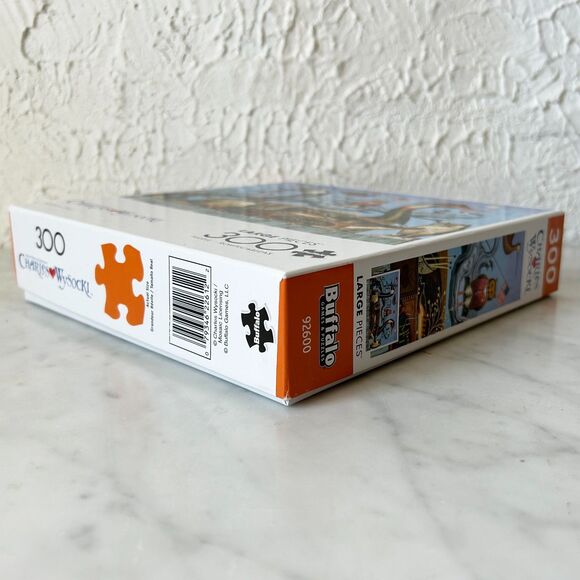 Charles Wysocki Hunter's Lures Decoys 300 Large Pieces Buffalo Puzzle - Complete - Picture 5 of 7